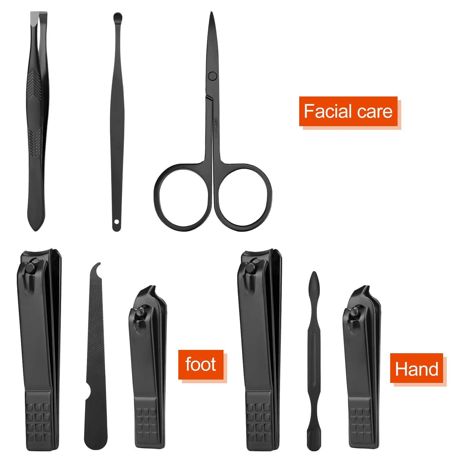 Travel Manicure Set, Mens Grooming kit Women Nail Manicure Kit, Manicure  Pedicure Kit Manicure Set Professional Gift for Family Friends Elder  Patient
