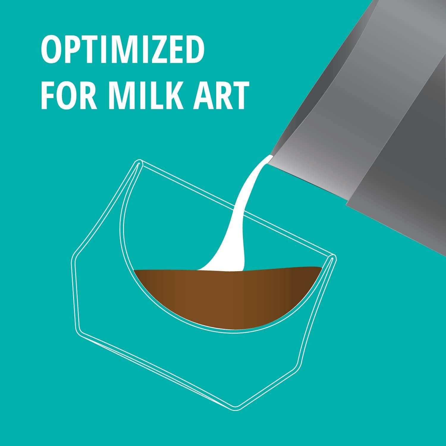 IMAGINE Milk Drink Glass, Hand Made, Double-wall, Set of Two (5oz/150ml  Cortado)
