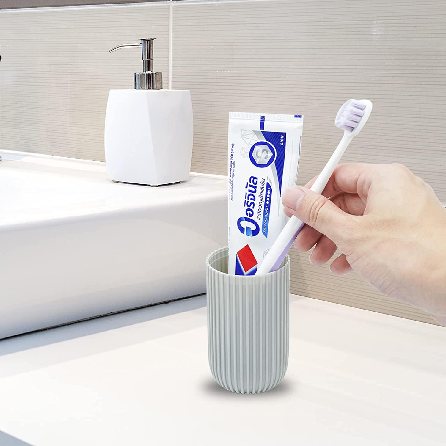 White Toothbrush Mug, Toothbrush Tumbler