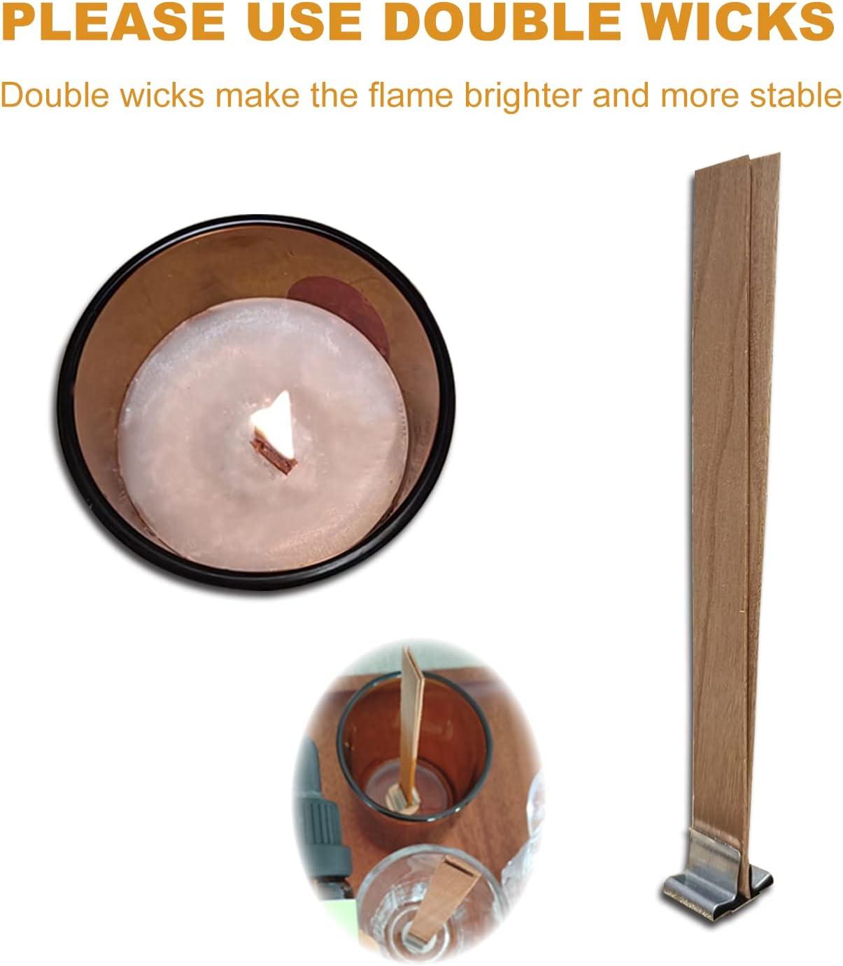 Wooden Candle Wick - 30pcs - Refined Naturals