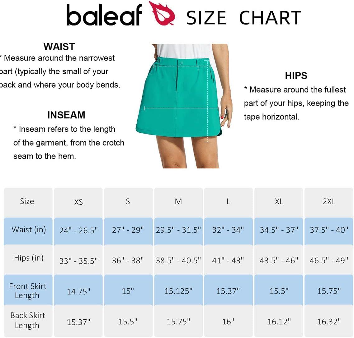  BALEAF Women's 15 Long Shorts Below The Knee Capri