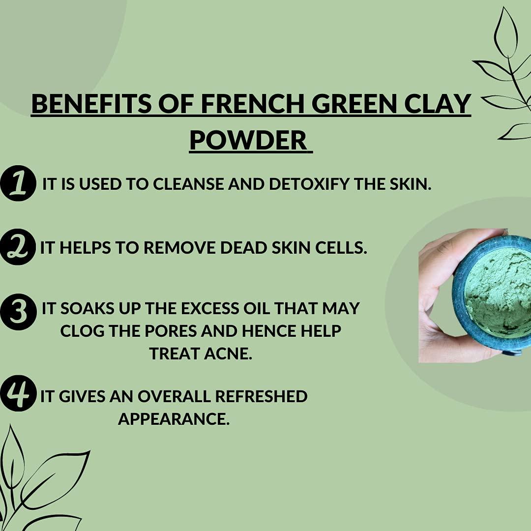 French Green Clay Benefits For Skin & Skincare Products