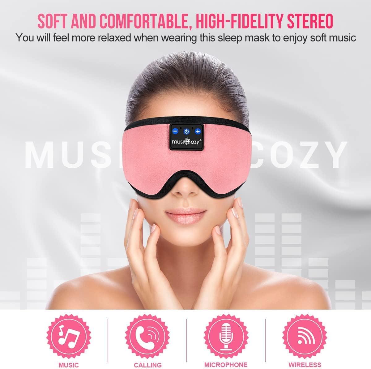 MUSICOZY Sleep Headphones Wireless Bluetooth 5.2 Sports Headband