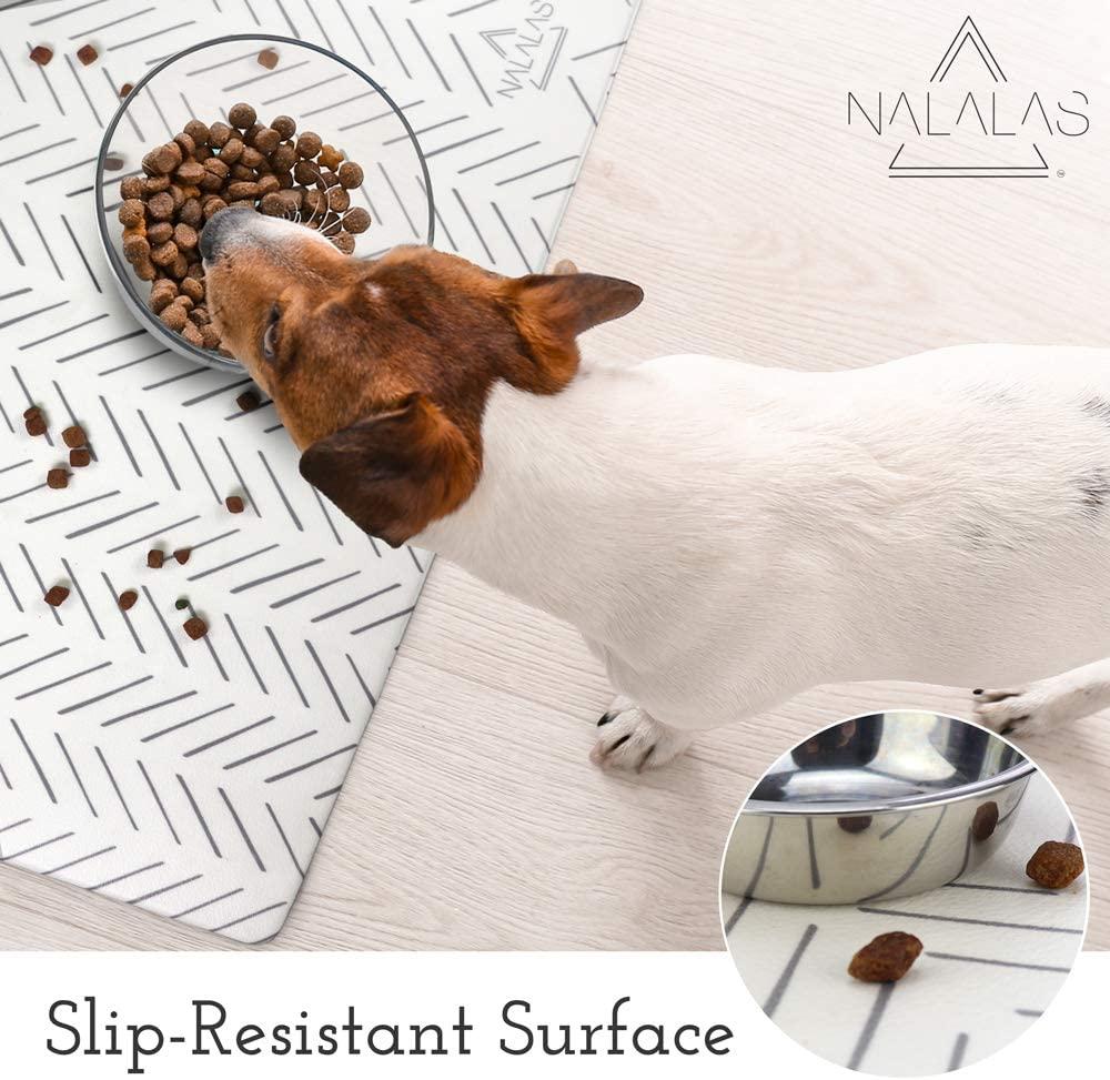 Waterproof Cat & Dog Feeding Mats - Non-Slip Silicone Placemats for Pet  Bowls - Easy to Clean and Protect Floors
