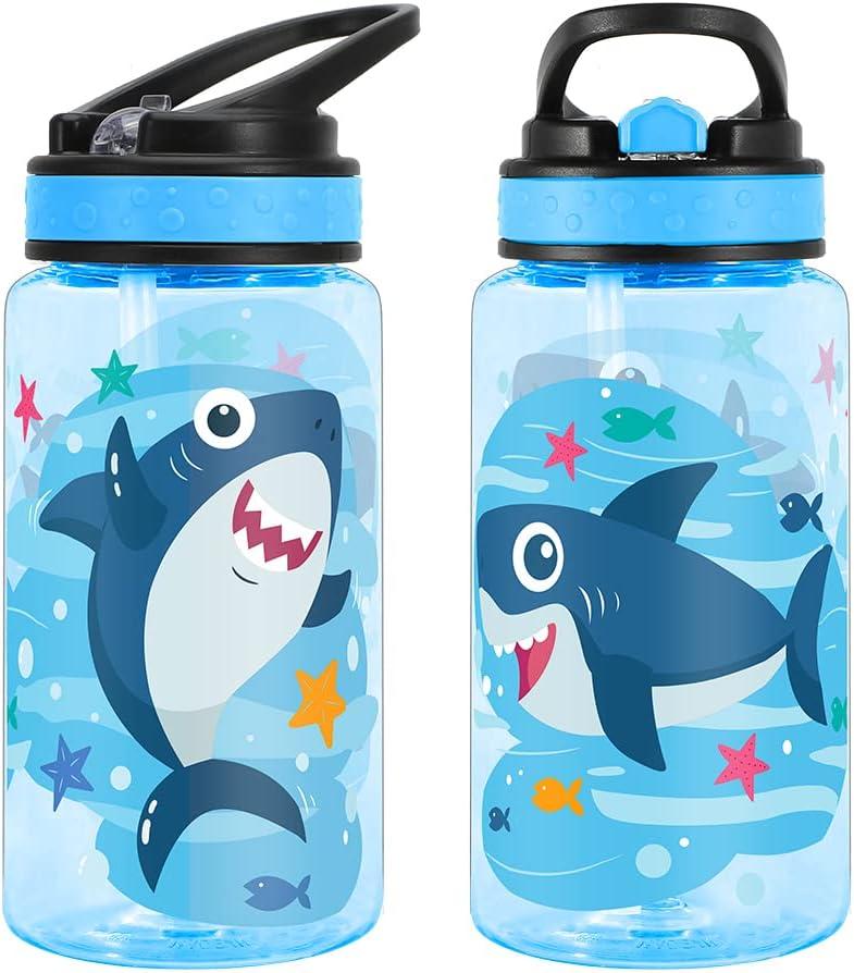Home Tune 18 oz Cute Water bottle with Straw for Girls BPA FREE Tritan & Leak  Proof One Click Open Flip Top & Easy Clean & Soft Carry Loop (Unicorn)