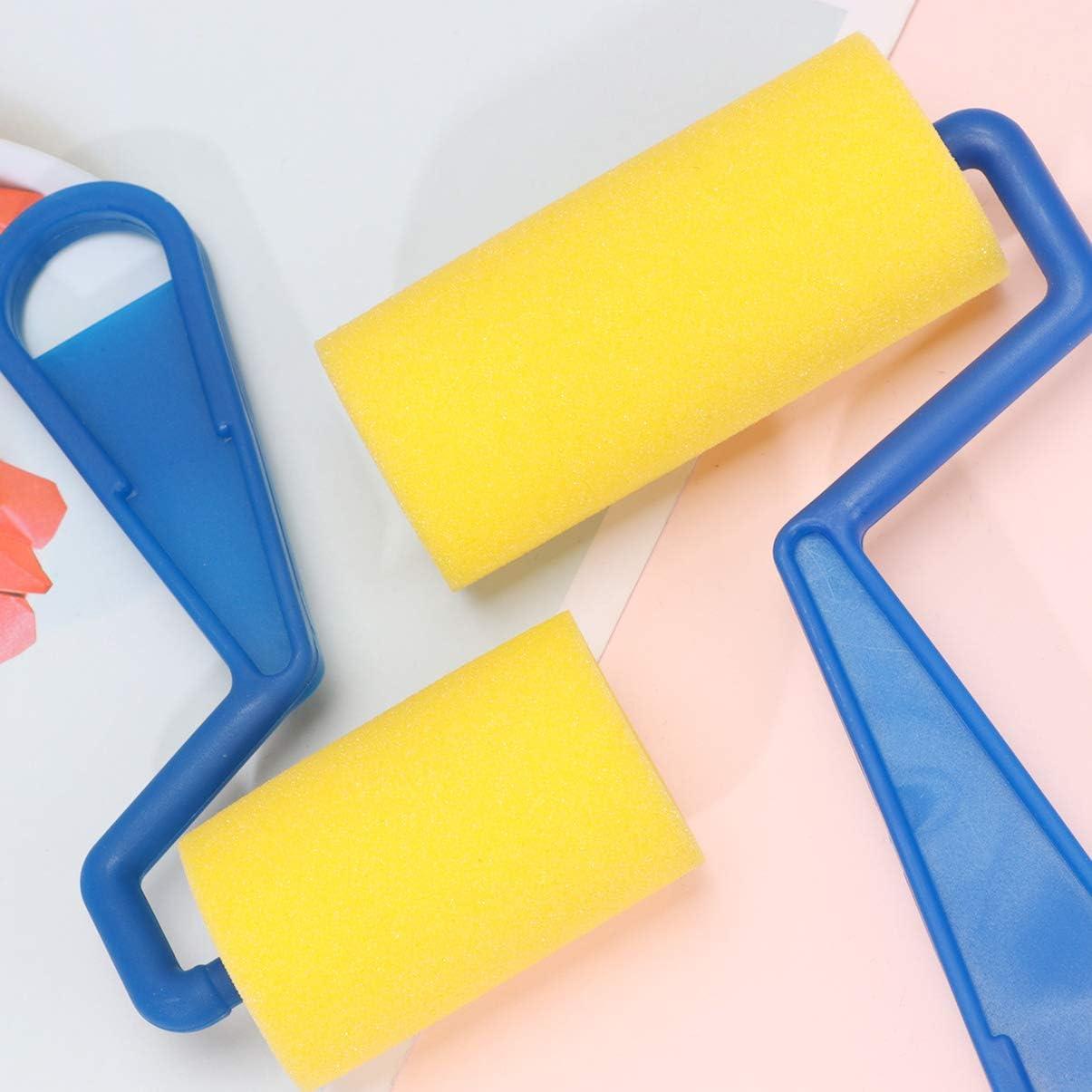 27 Pcs painting sponge brush Handle Roller Sponge Brushes For