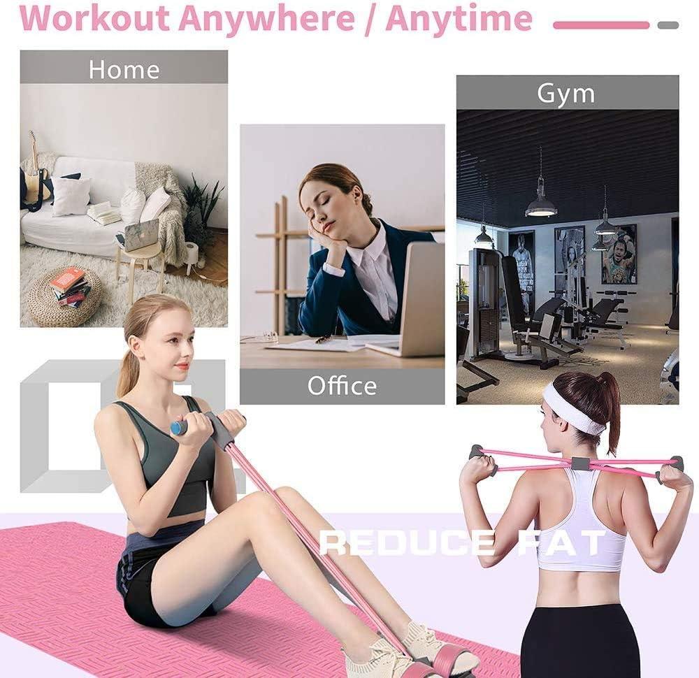 Pedal Resistance Band,sit-up Bodybuilding,fitness Equipment Elastic  Resistance Band For Exercise Workout For Women Multi Function Tension Pull  Rope Fo