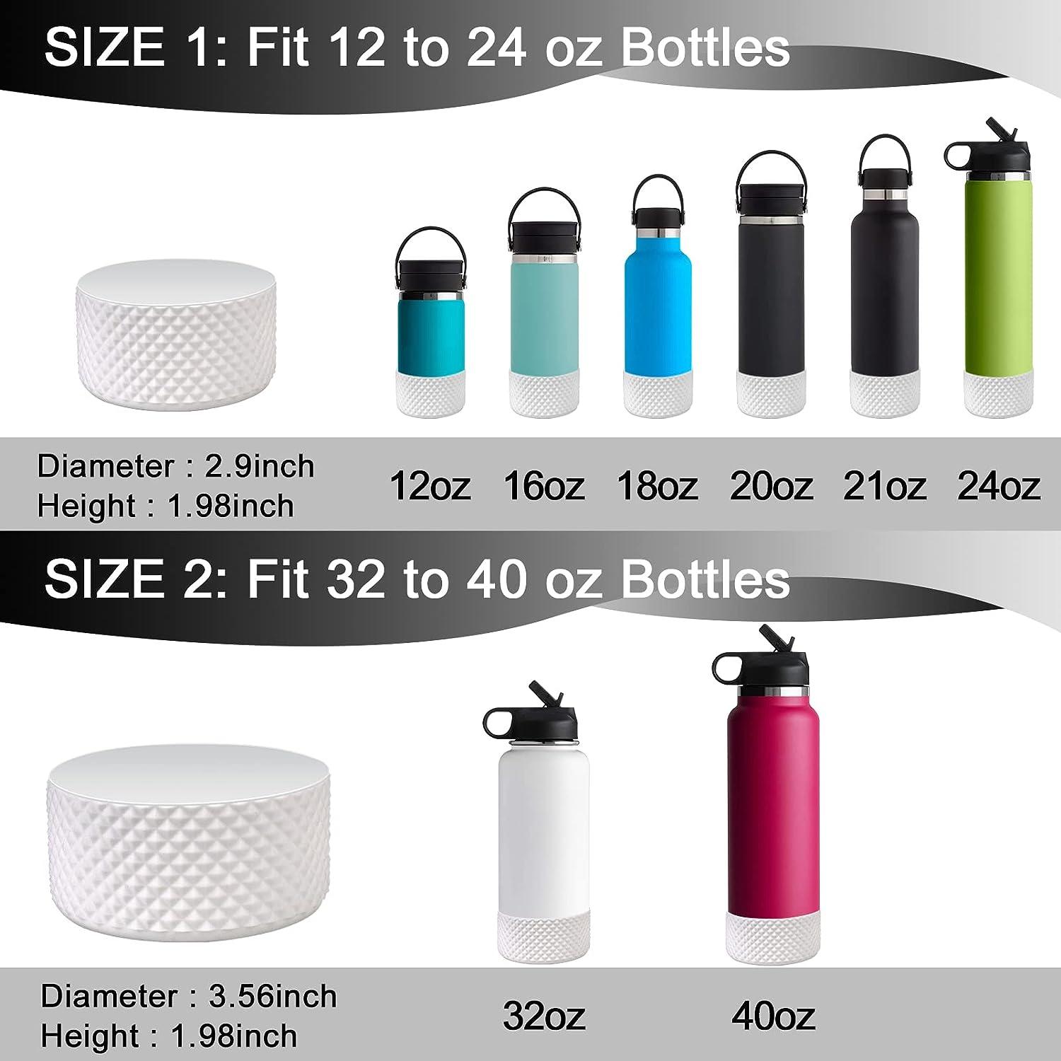 Water Bottle Boot,Double Protective Diamond Texture Silicone Boot Protector  12oz-24oz Hydro Sport Flask and More Water Bottles Anti-Slip Flex Boot  Bottom Sleeve Cover - Yahoo Shopping