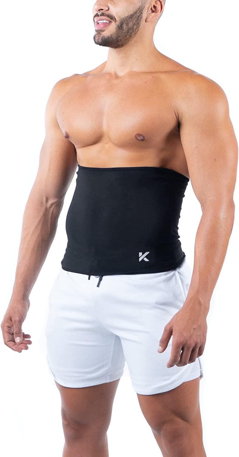 Men's Heat Trapping Shirt - Sweat Body Shaper Vest for Men, Mens