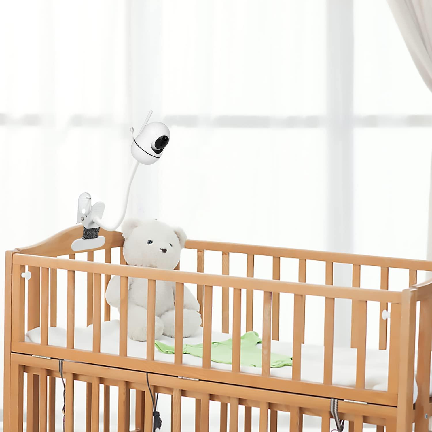 HelloBaby Baby Monitor Mount Works HB6550HB65HB66HB6351HB40HB6339HB6336,  Flexible Arm Bracket, Hello Baby Monitor Holder Attache