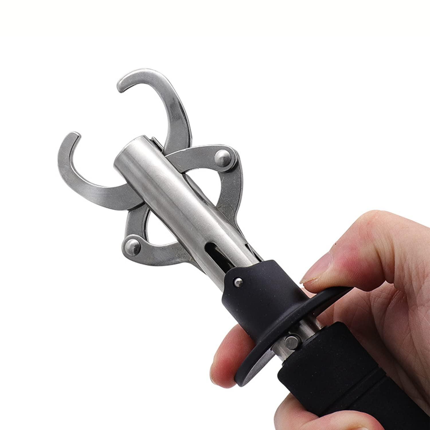 Aluminium Fish Lip Gripper Fishing Pliers Kit 33lbs Fish Lip Grabber Holder  with Scale Stainless Steel Multi Tool Fishing Tackle Portable, Pack of 3 :  : Sports & Outdoors