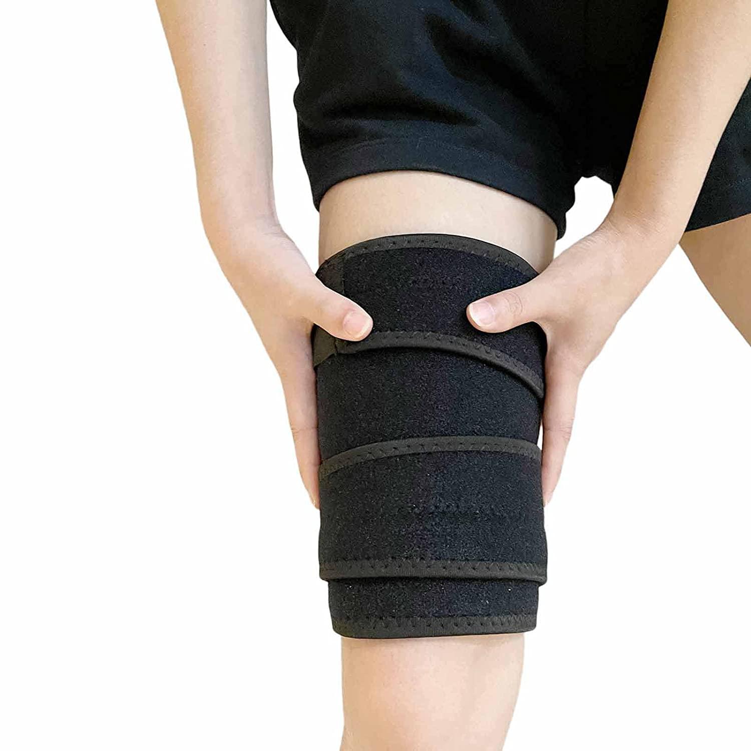 1Pcs Thigh Brace Hamstring Wrap Compression Sleeve Trimmer Support for  Pulled Hamstring Muscle Protector