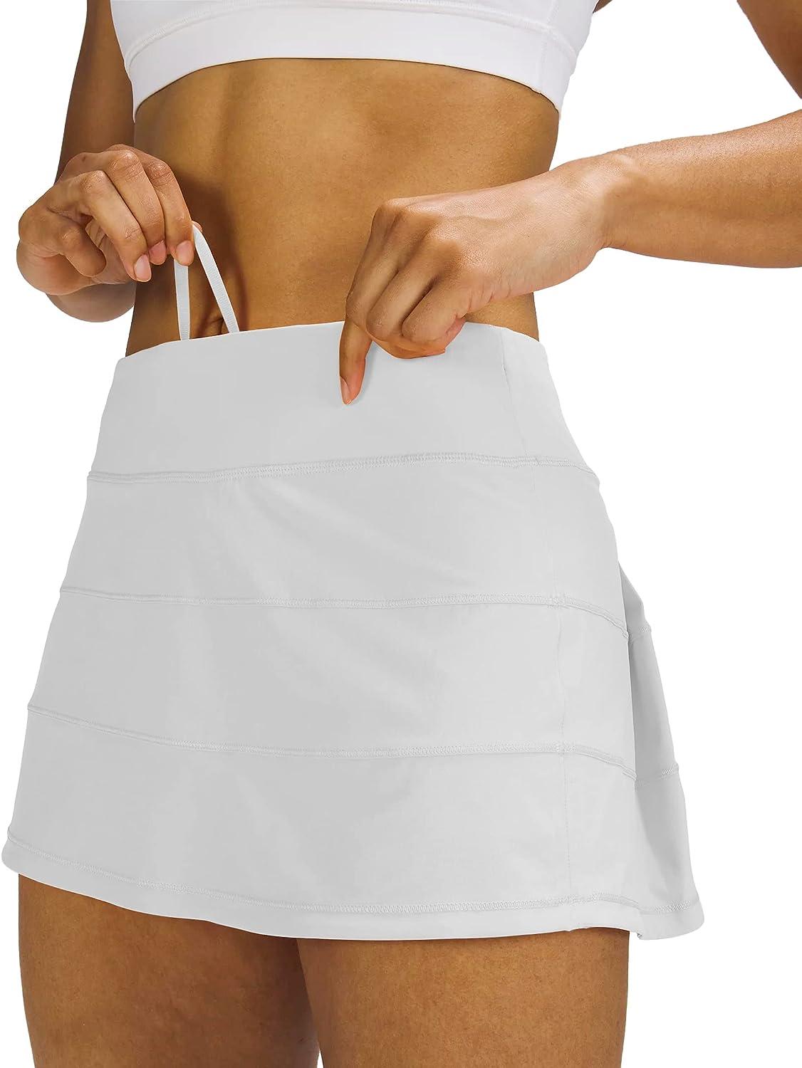 MEIVSO Women's Workout Tennis Dress Athletic Sleeveless Golf Dress Built-in  Bra & Shorts Active Sportswear