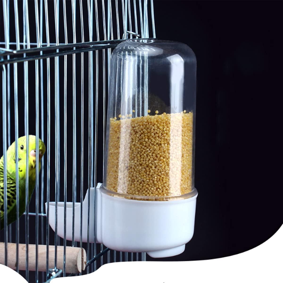 Bird Feeder, Bird Water Dispenser for Cage, XISTEST 2PCS Automatic Bird Water  Feeder with 1PCS Food Feeder for Cage Pet Parrot Budgie Lovebirds Cockatiel  Automatic Bird Feeder 2pcs 140ml + 1pcs 150ml