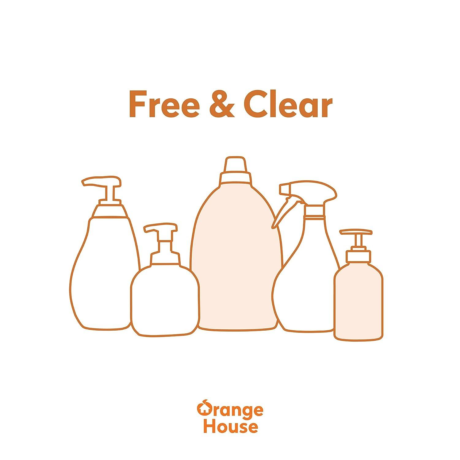 ORANGE HOUSE Natural Liquid Hand Soap with Food-Grade Orange Oil