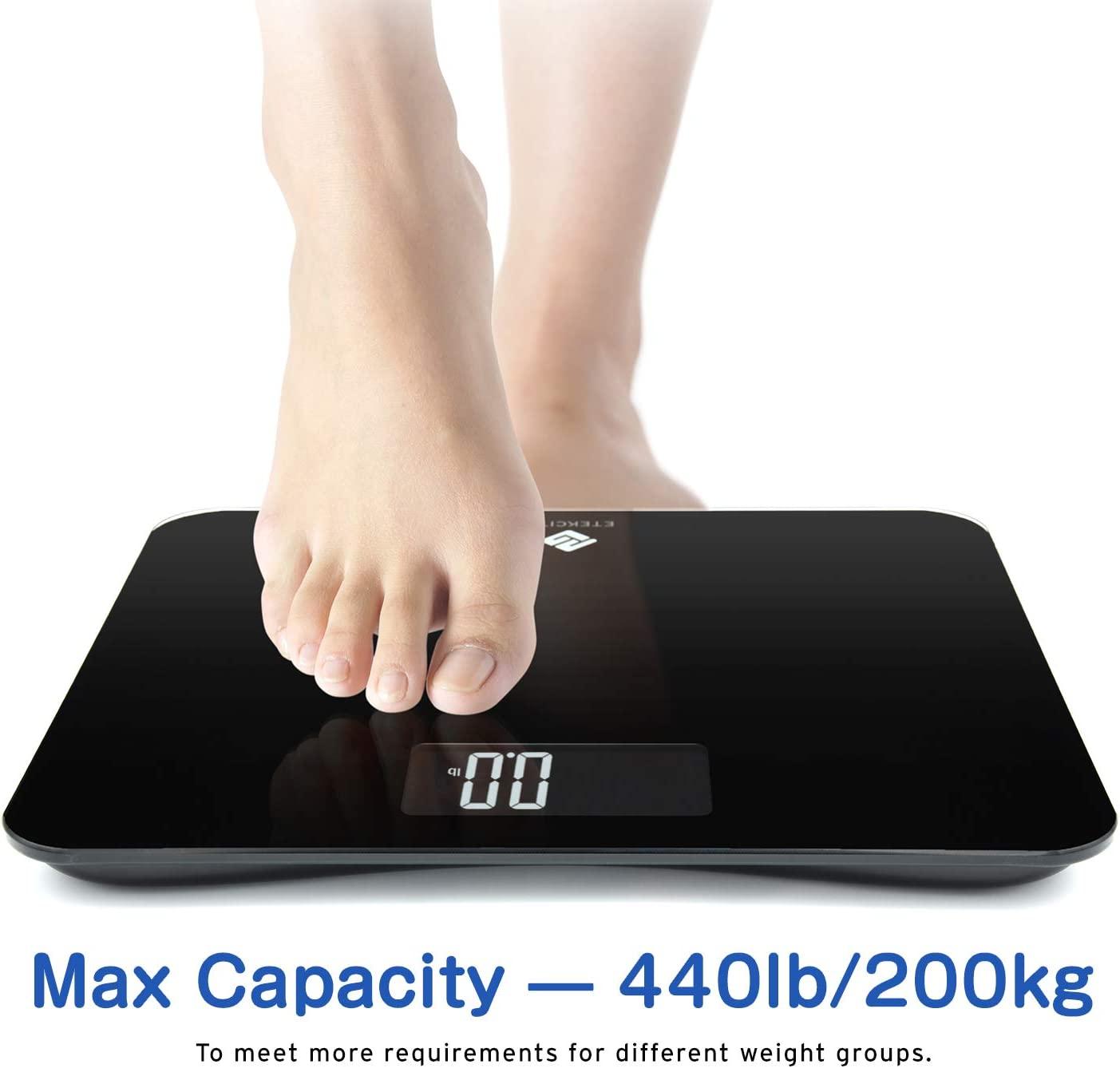 Etekcity Digital Body Weight Bathroom Scale with Step-On
