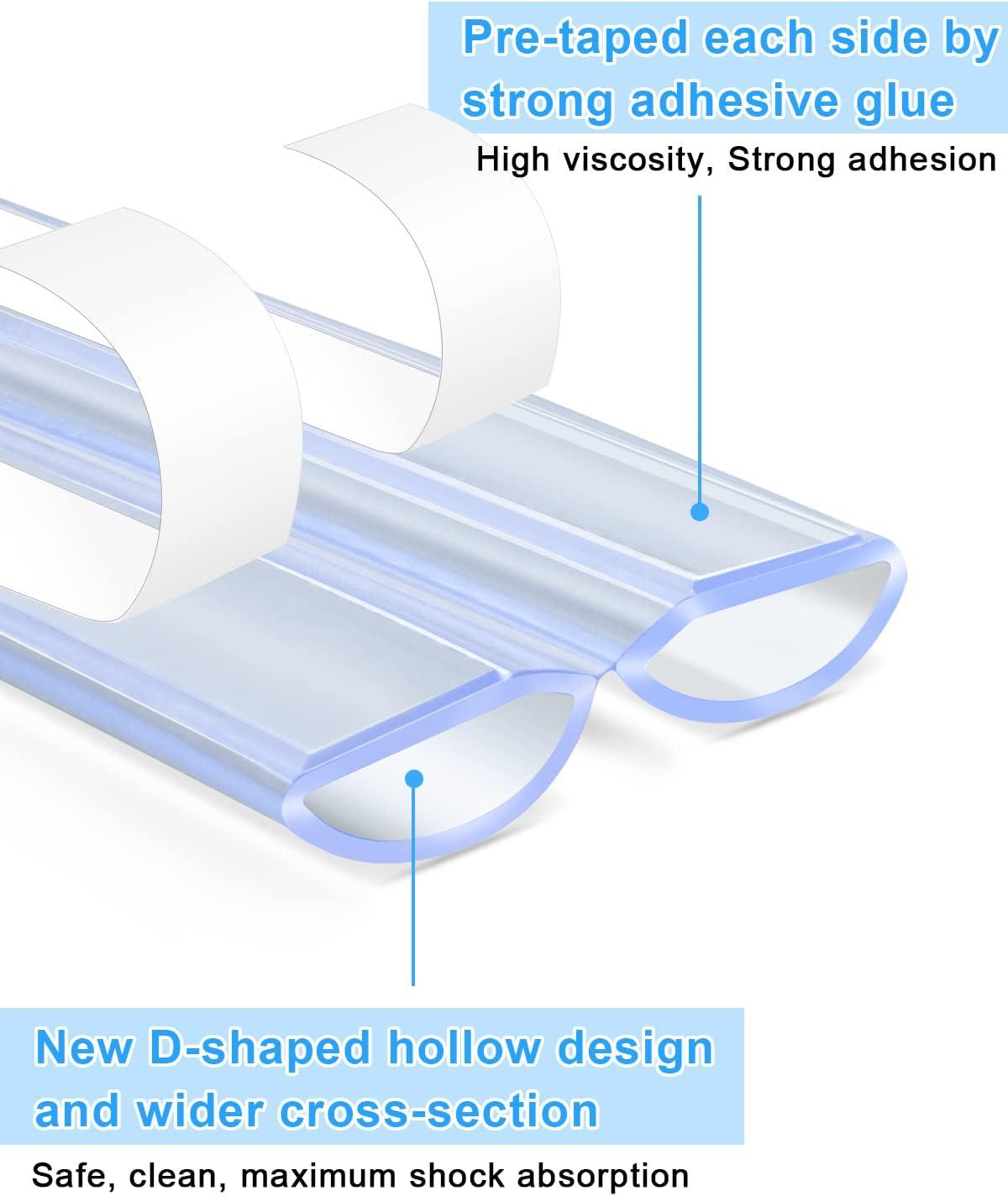 Baby Proofing, Clear Edge Protector Strip, Silicone Soft Corner