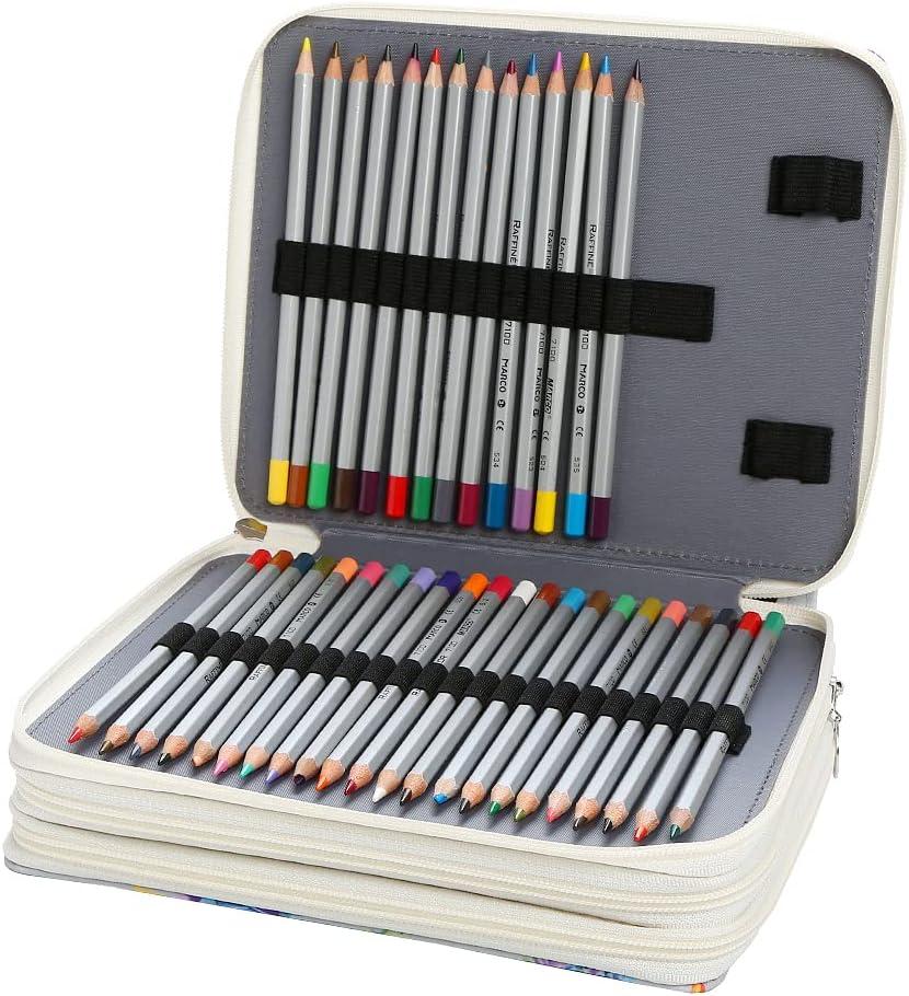 Portable Colored Pencil Case 480 Slots Pencil Case Or 320 Gel Pen