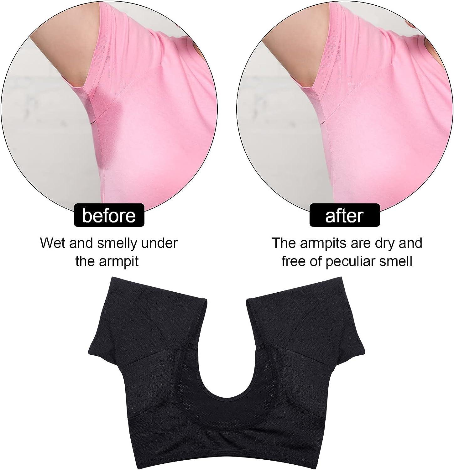 Sweatproof Undershirt for Women, Scoop Neck, Black, Sweat Pads : :  Clothing, Shoes & Accessories