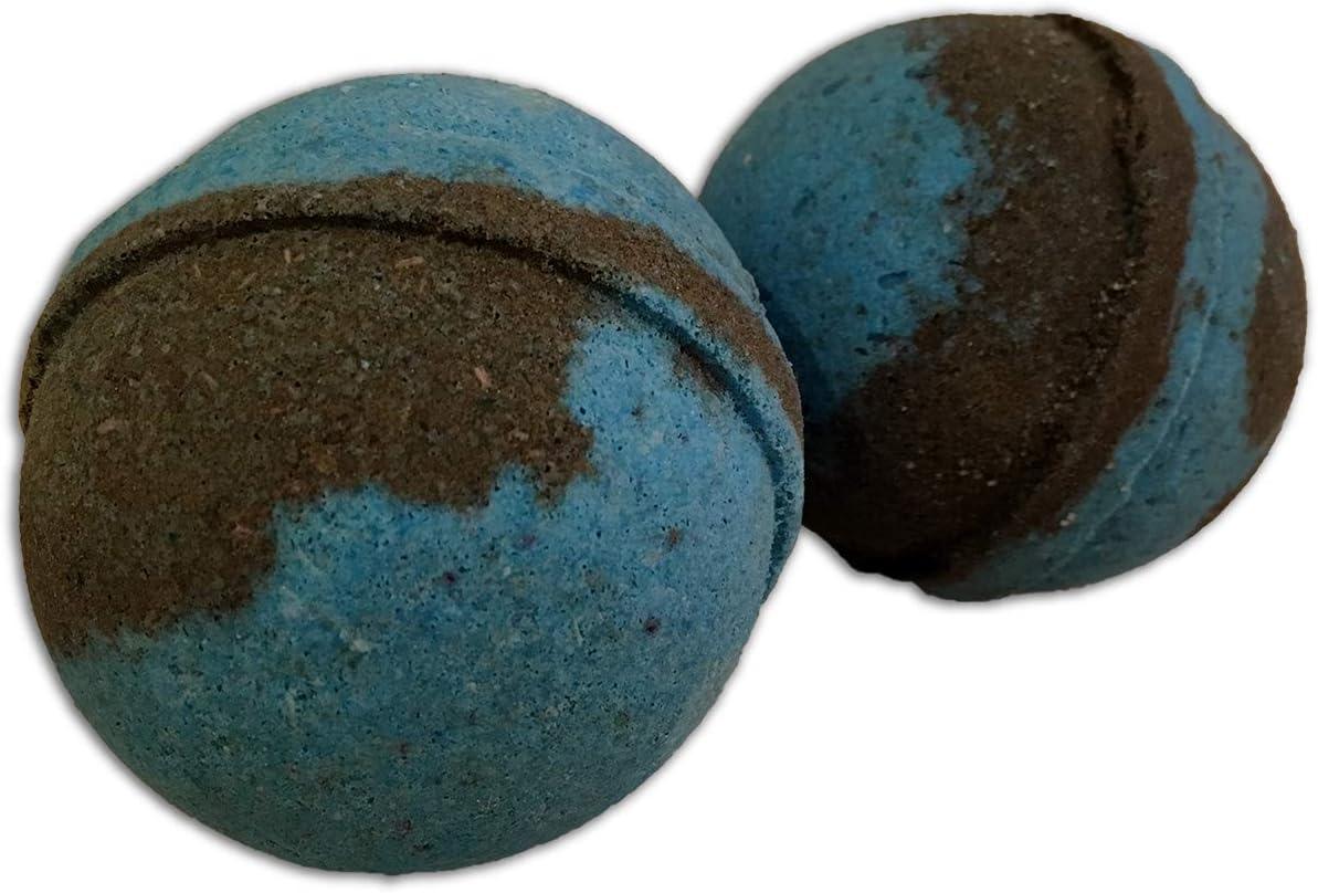 Shark Attack Bath Bombs - Cool Bath Bombs for Kids - Fun Bath Fizzers for  Boys - XL Black and Blue Bath Bombs