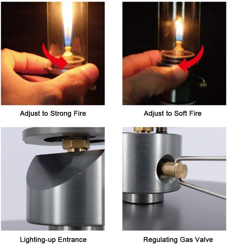 Camping Lantern Gas Candle, Gas Lamp Outdoor Camping