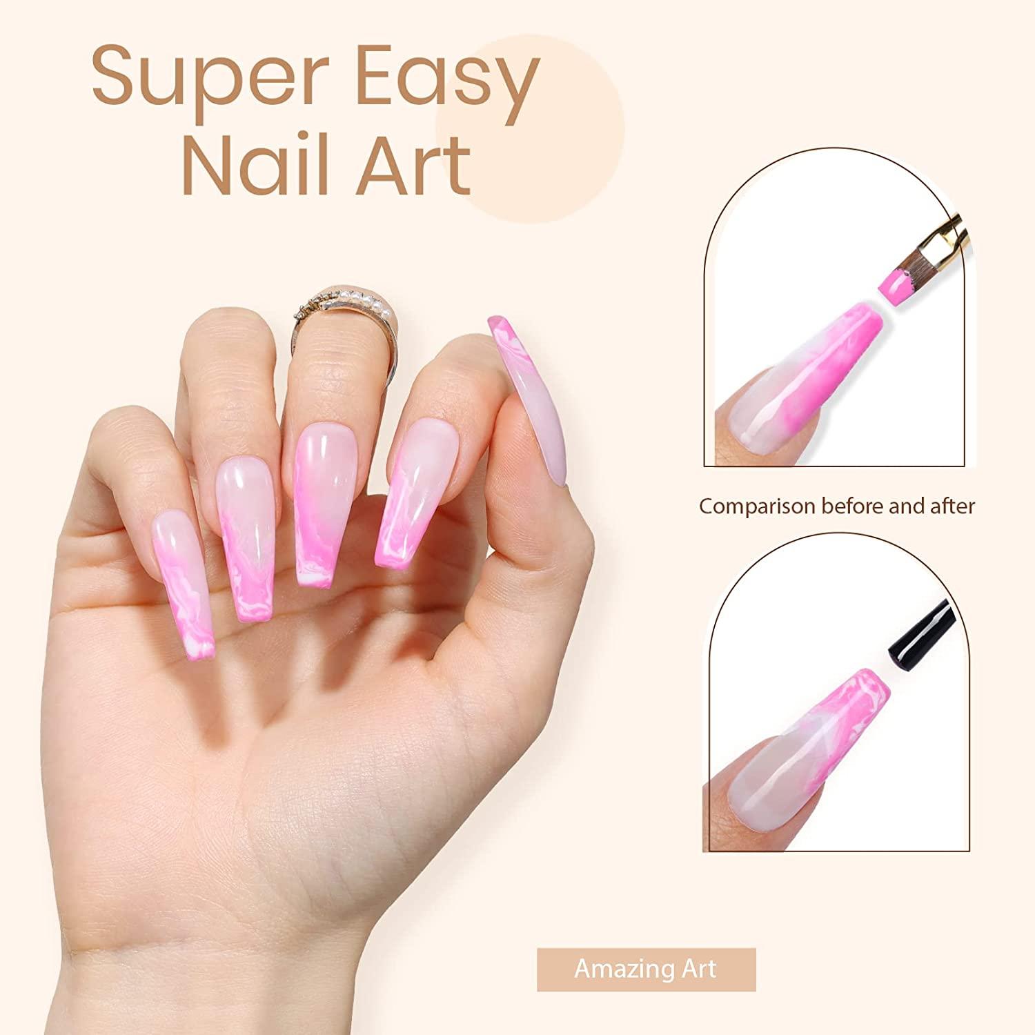 Natural Stone nails - Nail Art