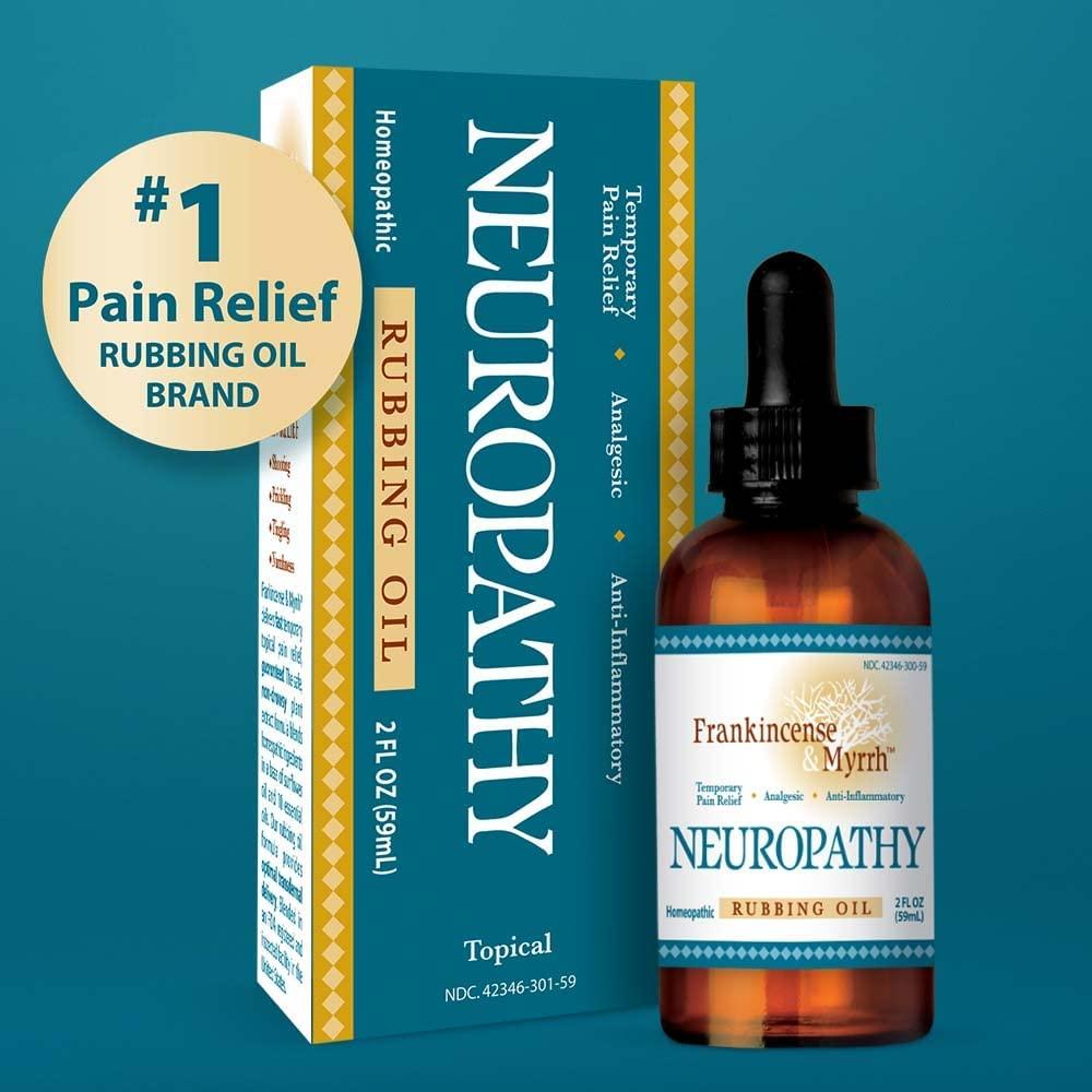 Frankincense and Myrrh Neuropathy Rubbing Oil - 2 fl oz., 1 Pack/2