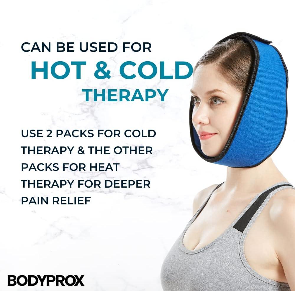 Flexible Large Gel Ice Pack for Shoulders, Arms, Back and Thighs. Hot &  Cold Therapy Wrap – BODYPROX