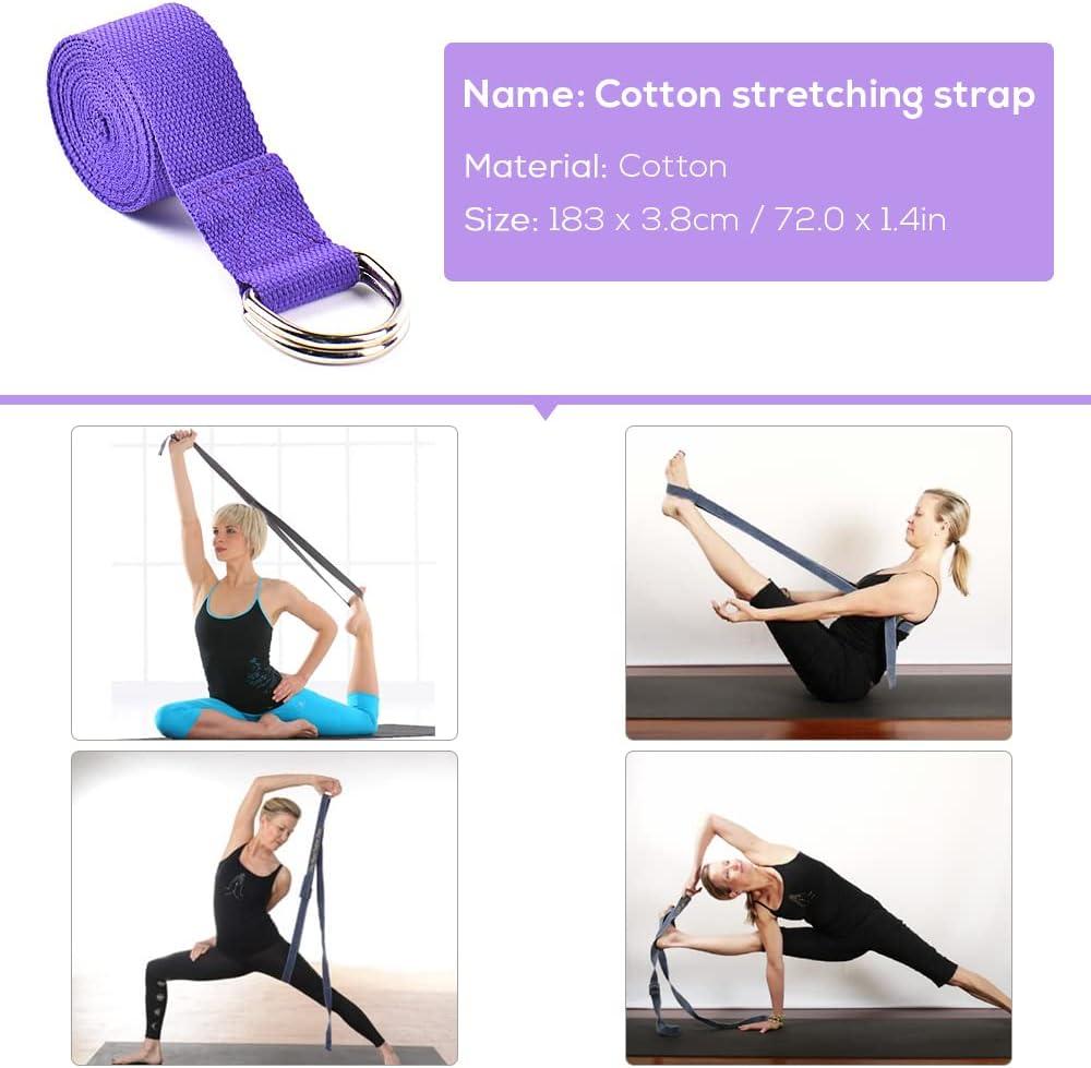 Lixada Yoga Blocks,Yoga Ball Chair,5Pcs Yoga Equipment Set Include