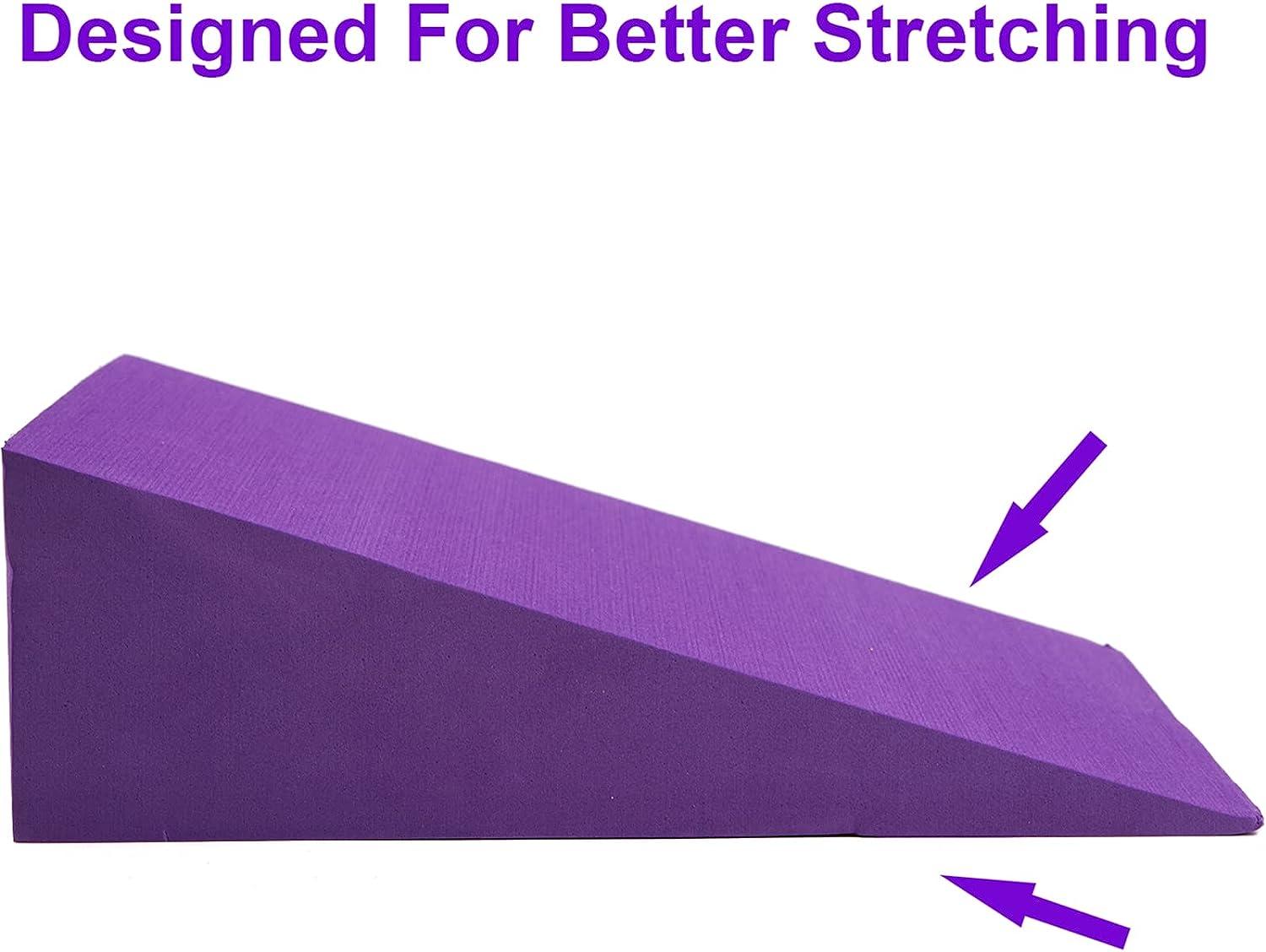 Yoga Wedge Stretch Slant Board Lightweight Wrist Lower Back