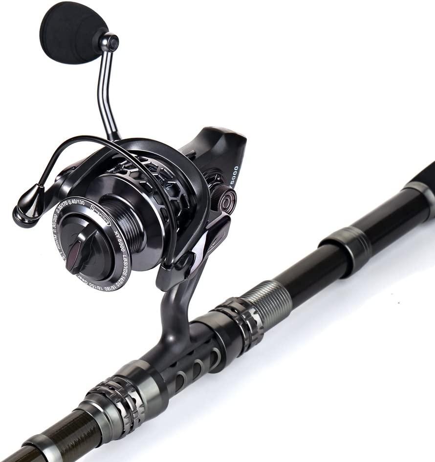 Complete Saltwater Kit Fishing Rod and Reel Spinning Combo Goods