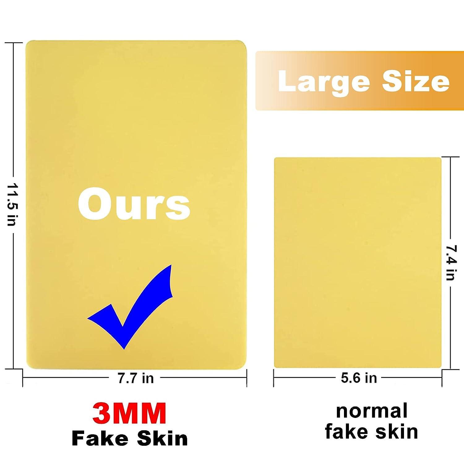 6 Sheets Blank Skin Practice 8 x 12 Inch Practice Skin Kit 3mm Thick Fake  Skin Double Sides Silicone Skin Large Fake Synthetic Skin for Beginners and  Experienced Artists Supply : Beauty & Personal Care 
