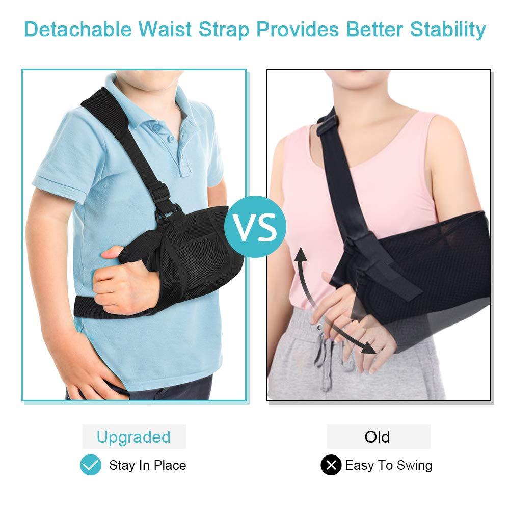 Medical arm sling forearm clavicle sprain fixation with shoulder
