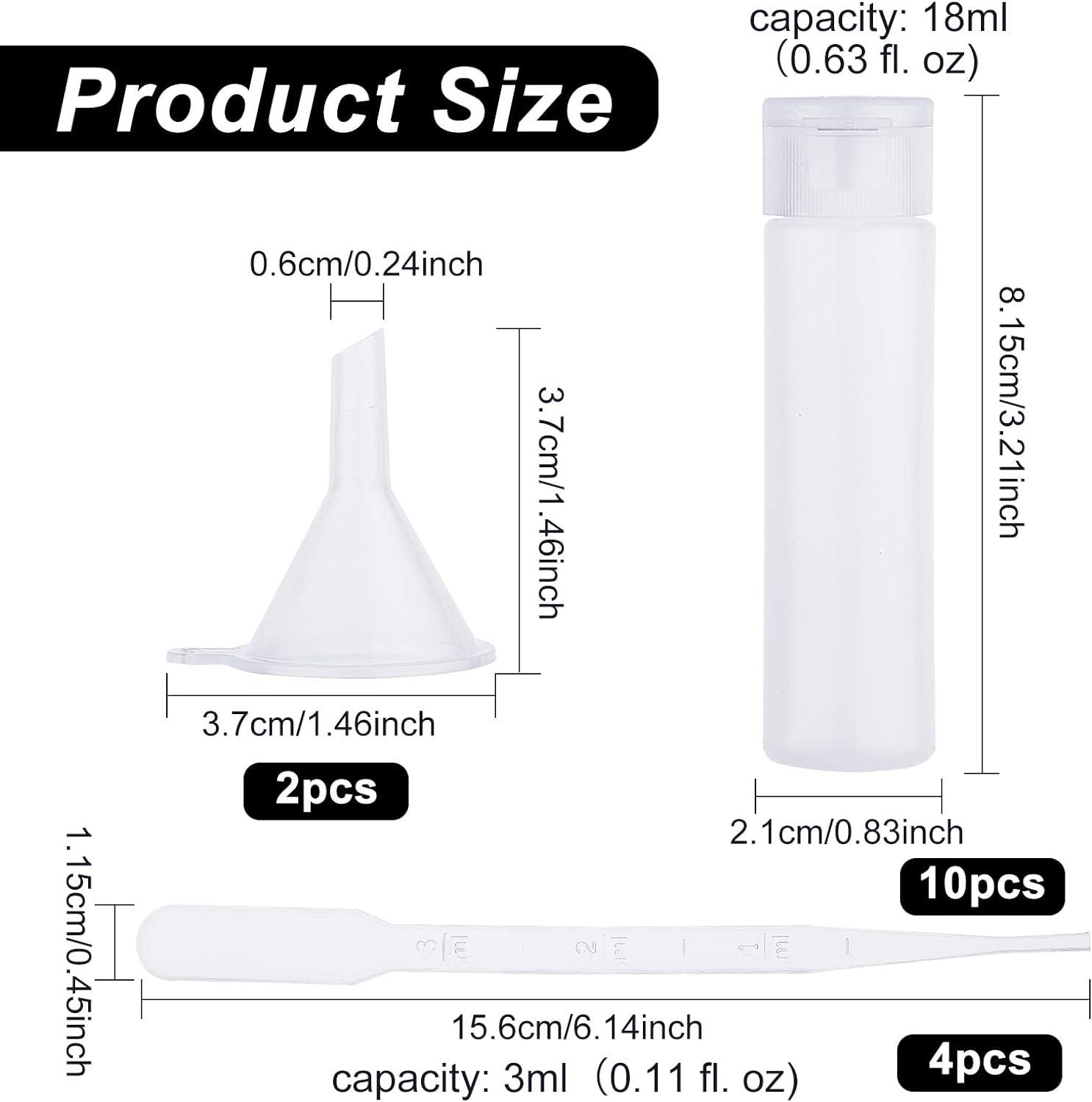Shop BENECREAT 20PCS 2oz Plastic Squeeze Bottles with Measurement