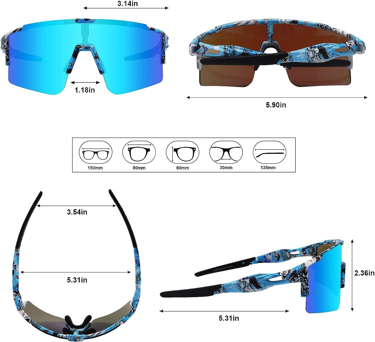 BangLong Cycling Sunglasses UV400 Baseball Sunglasses for Men
