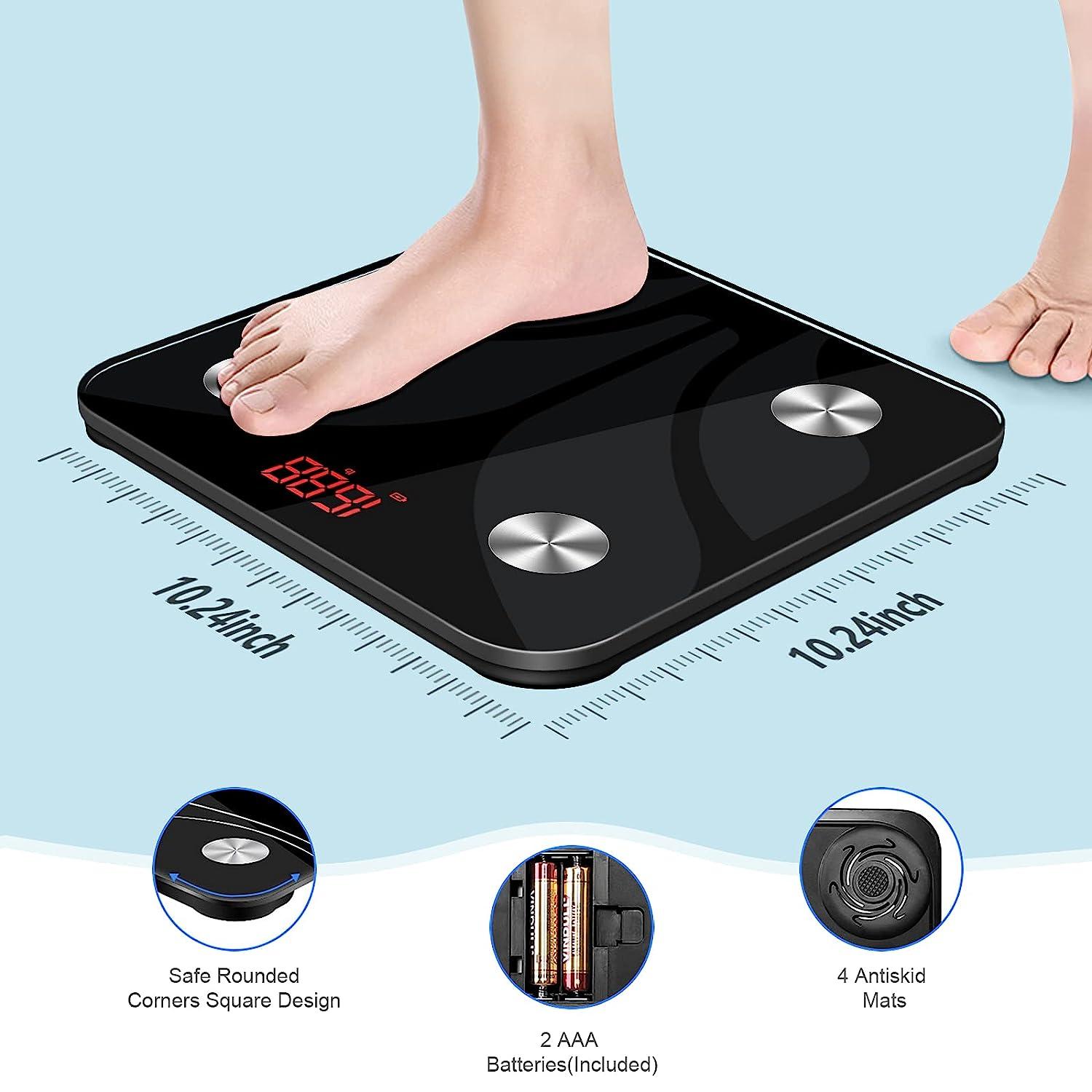 Bluetooth Smart Scale Bathroom Body Weight Scales for Body Weight Digital  Body Fat Scale,Auto Monitor Body Weight,Fitness Weight Loss Track Health  Scale 