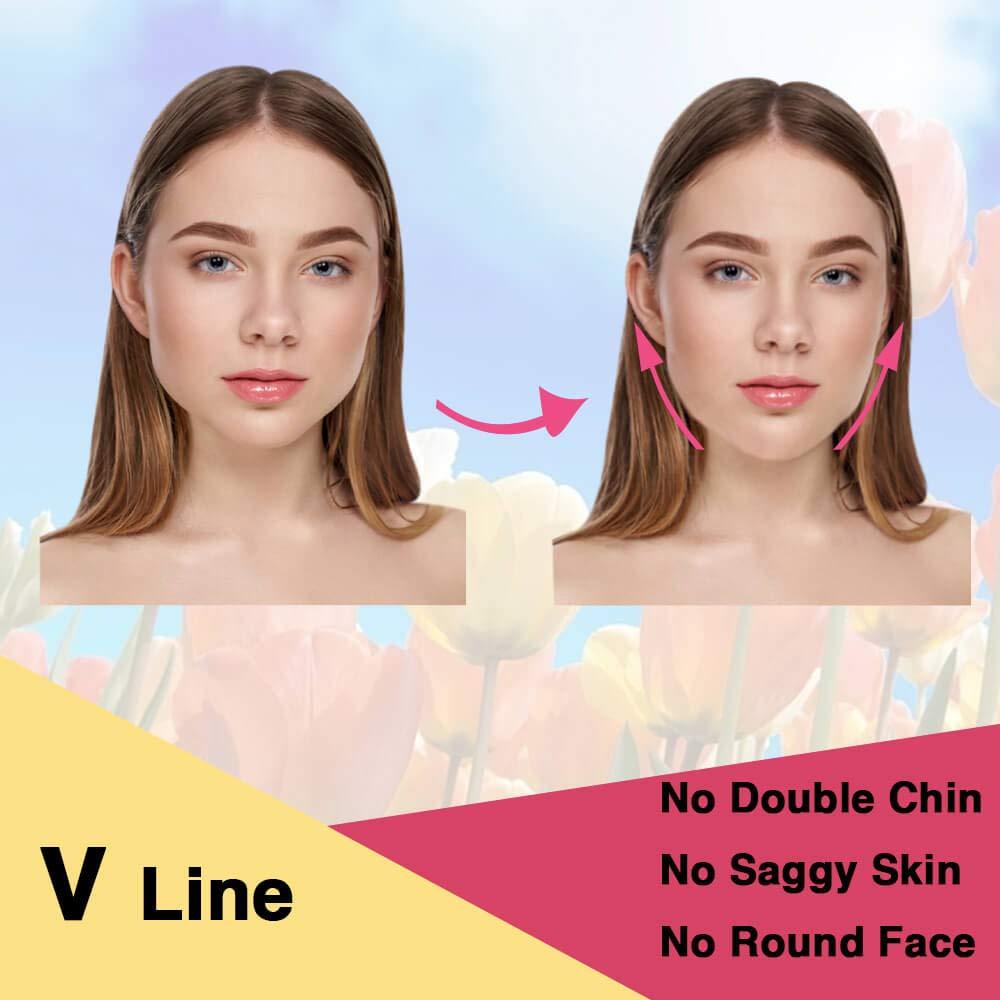 Double Chin Reducer,Reusable Soft Face Slimming Strap/V Line Lifting  Mask,For Women Tightening Skin Preventing Sagging (Pink) : :  Beauty & Personal Care