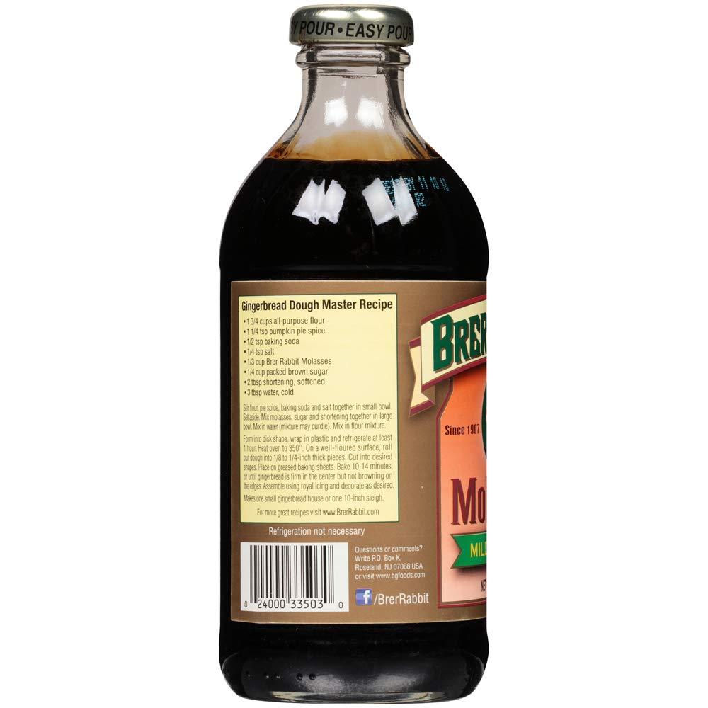 Brer Rabbit Unsulphured Molasses Mild Flavor 12 Ounce 2340