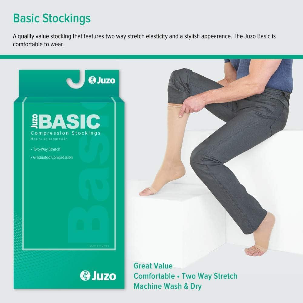 Juzo Basic Knee High Compression Hose, 4412AD (30-40mmHg)