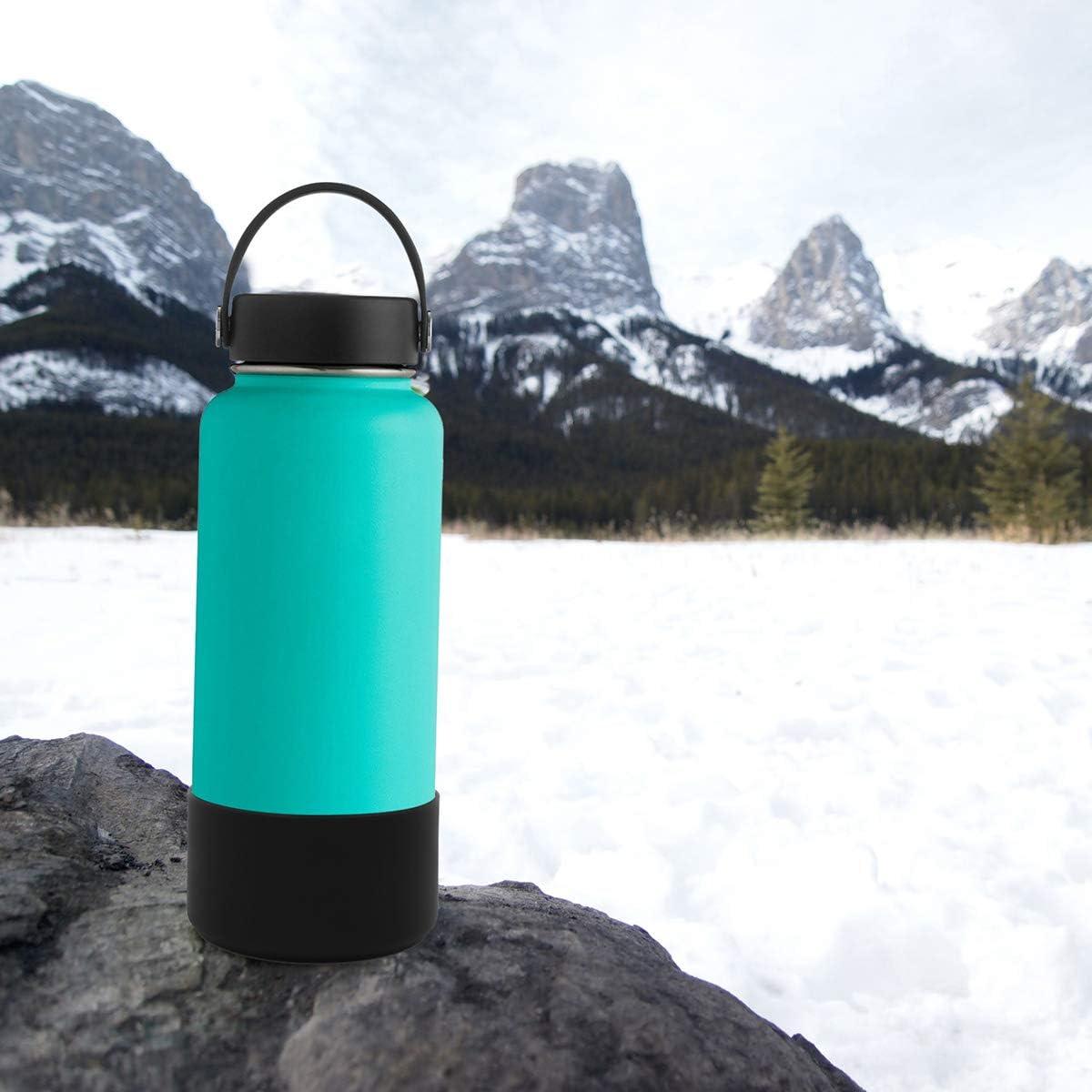 Protective Silicone Boot, Compatible with 12oz - 24oz Sport Water Bottles  Flask Anti-Slip Bottom Sleeve Cover 