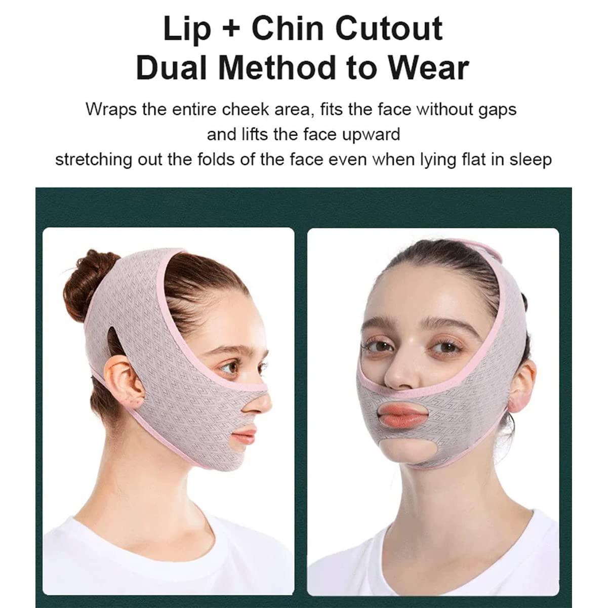 Beauty Face Sculpting Sleep Mask, V Line Lifting Mask Double Chin Reducer,  V Line lifting Mask Facial Slimming Strap, Double Chin Reducer Reusable V  Line Face Lifting Strap (3Pcs, A) 3Pcs #A