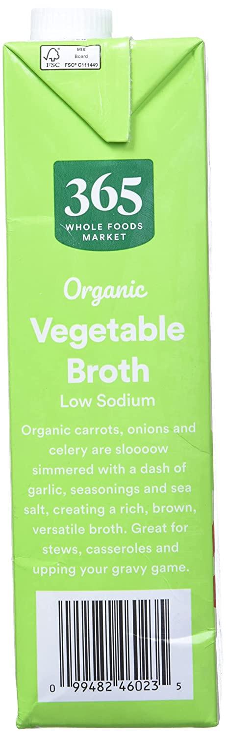 365 EVERYDAY VALUE® Organic Chicken Broth Low Sodium, 32 Fl. Oz.