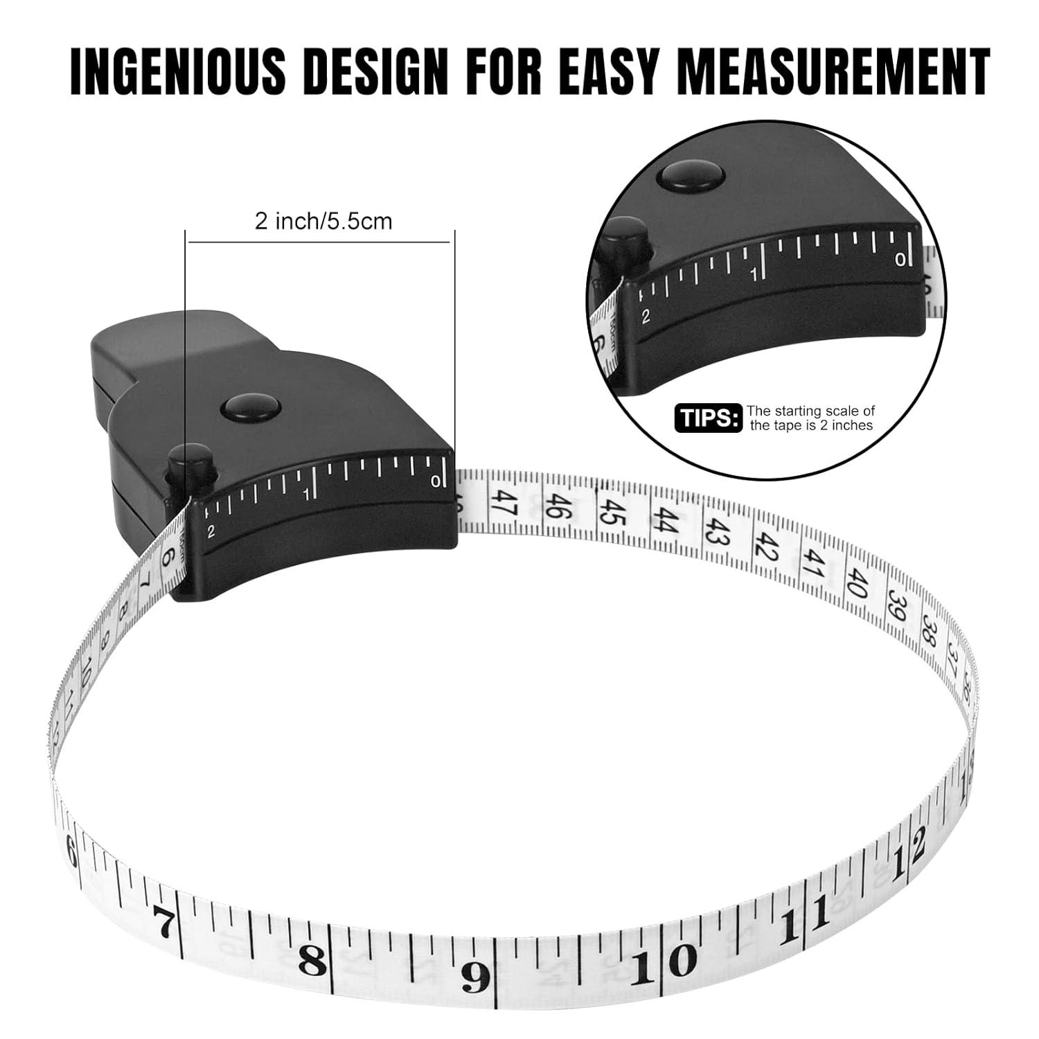150cm Multifunctional Automatic Retractable Soft Tape Measure For