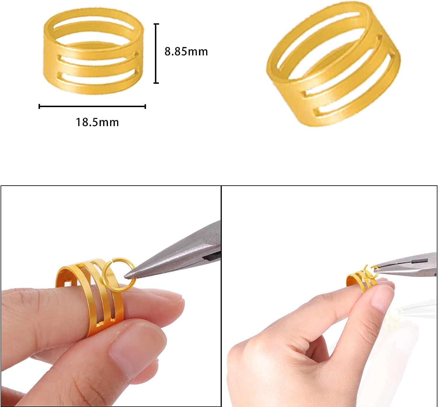 YUGDRUZY Jump Rings for Jewelry Making Kit 1200 pcs Open Jump Rings Jewelry  Repair Kit for Necklace Bracelet Lobster Clasps and Closures Repair  Supplies Kit with Pliers Tweezers (Gold/Silver) Silver/Gold