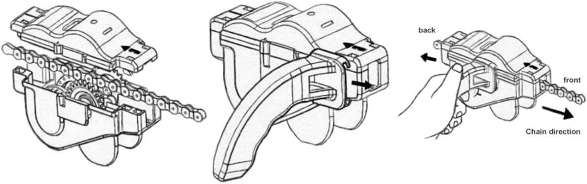 MMOBIEL Bike Chain Cleaning Tool Scrubber with Rotating Brushes Chain Gear Cleaner