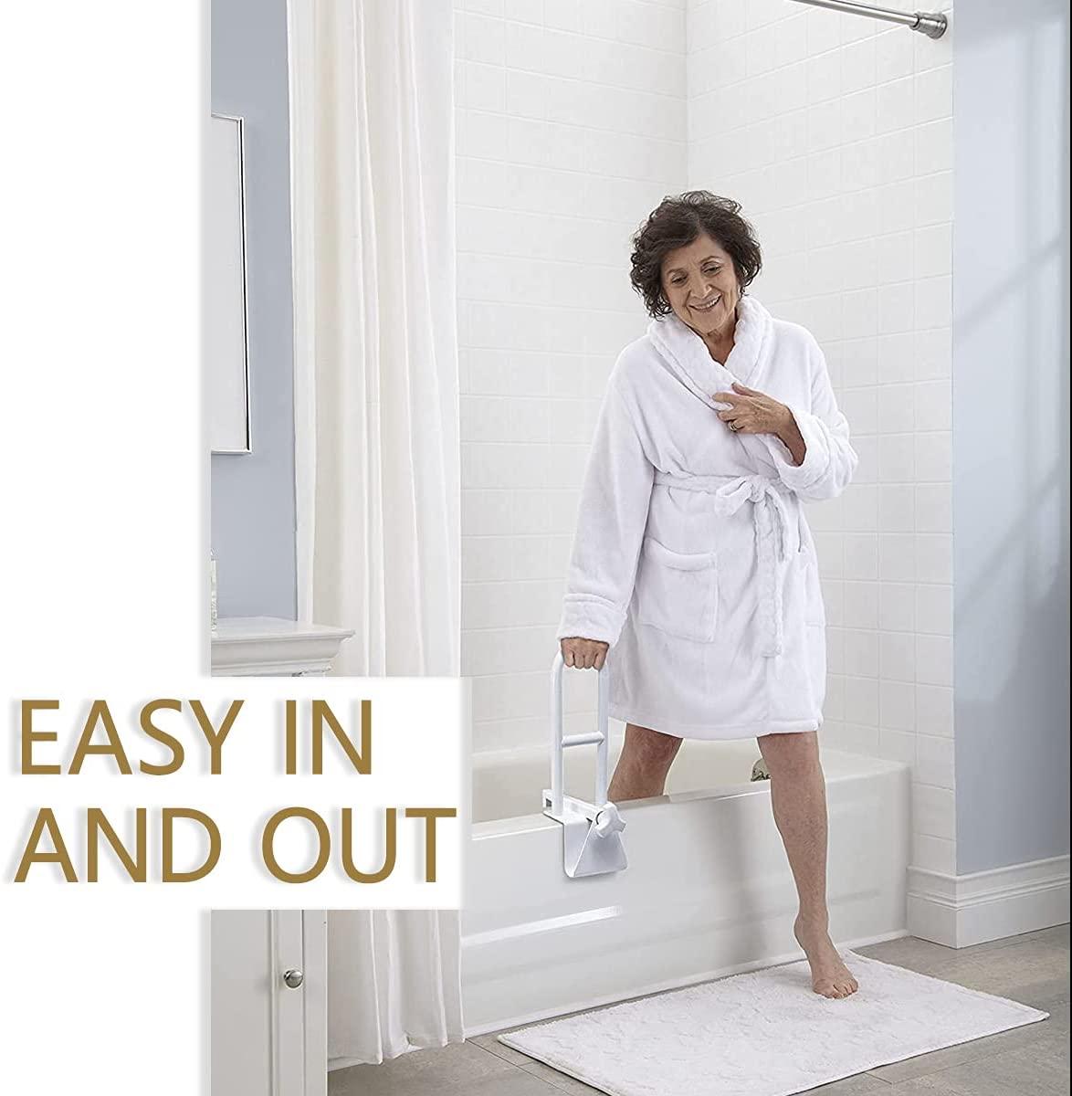 Easy Grip Bi Level Tub Grab Bar :: adjustable grab bar