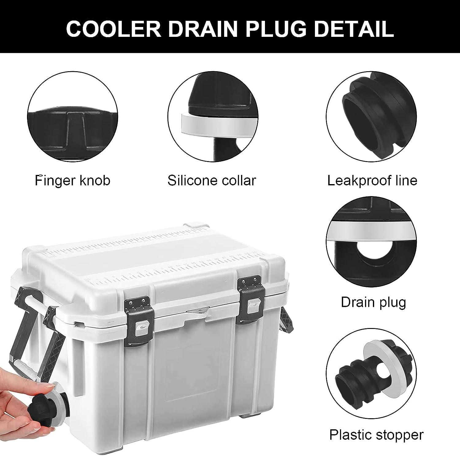 2PCS Cooler Drain Plug Leak-Proof Accessories for RTIC Cooler for YETI  Cooler