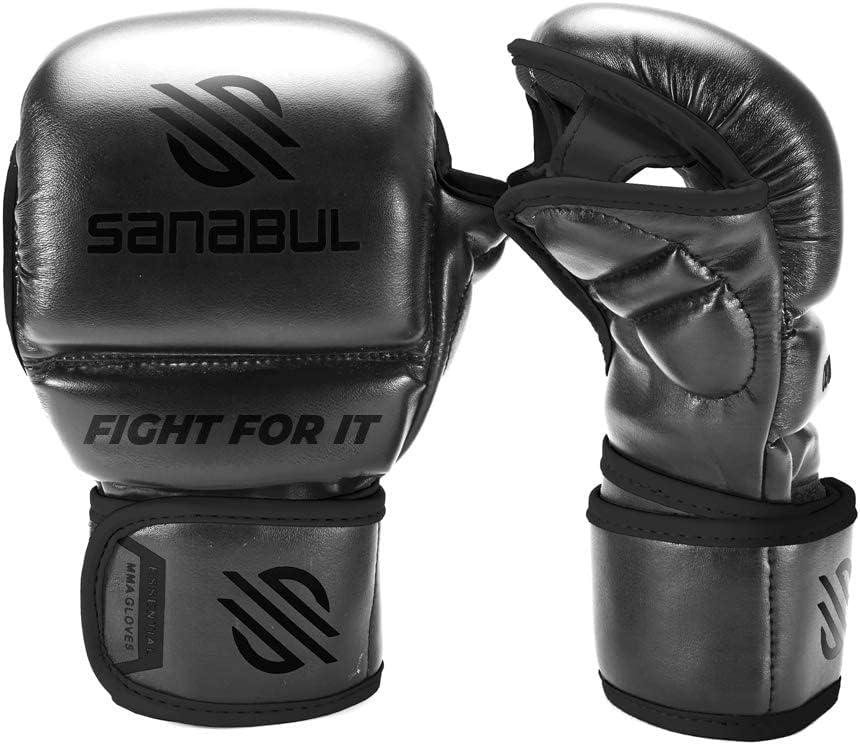 Guantes de boxeo Sanabul Essential 7 onzas, MMA Hybrid