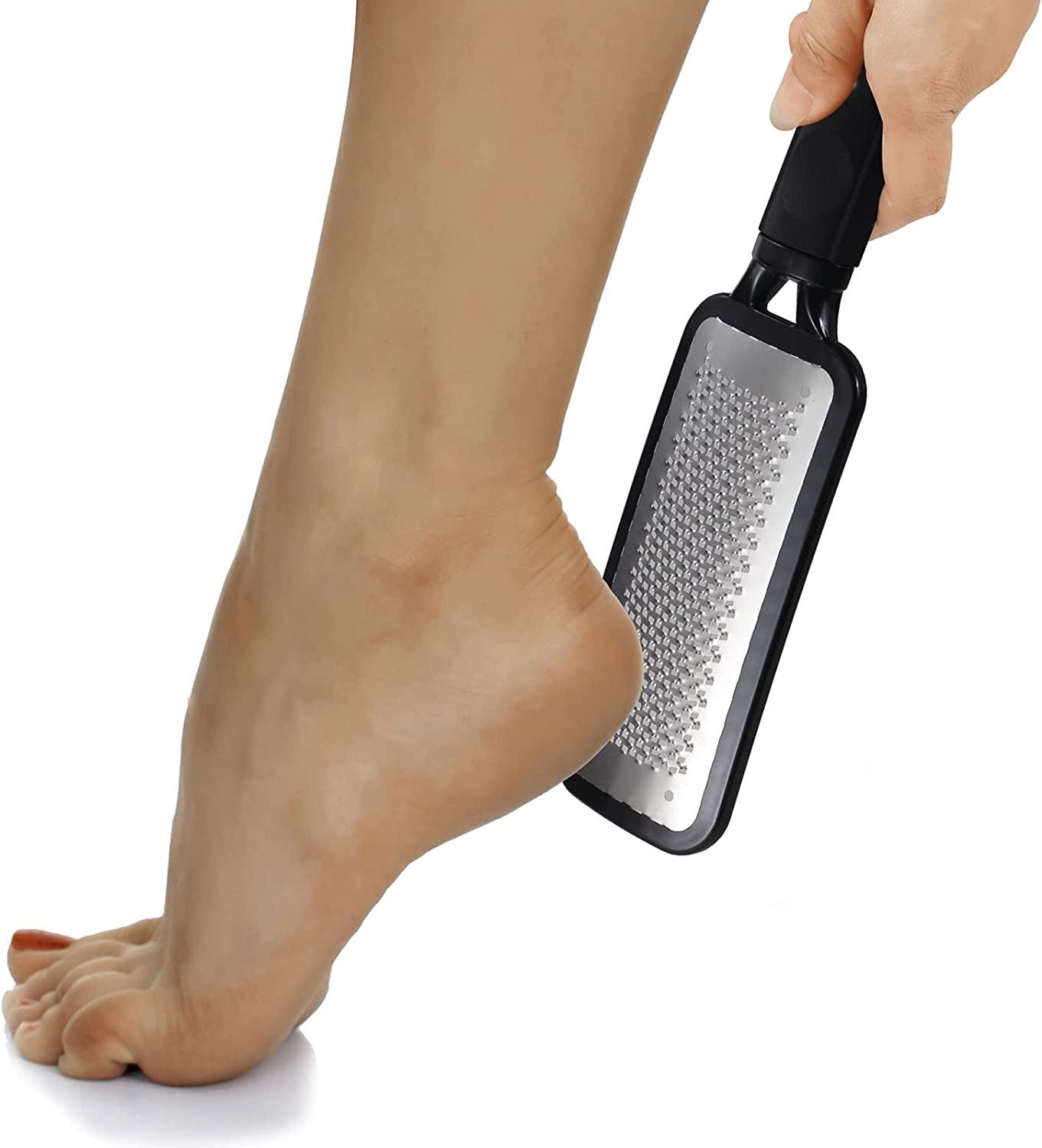 Colossal Foot Rasp Foot File and Callus Remover,Best Foot Care Pedicure Stainless Steel Tool to Remove Hard Skin,Can Be used on Both Wet and Dry