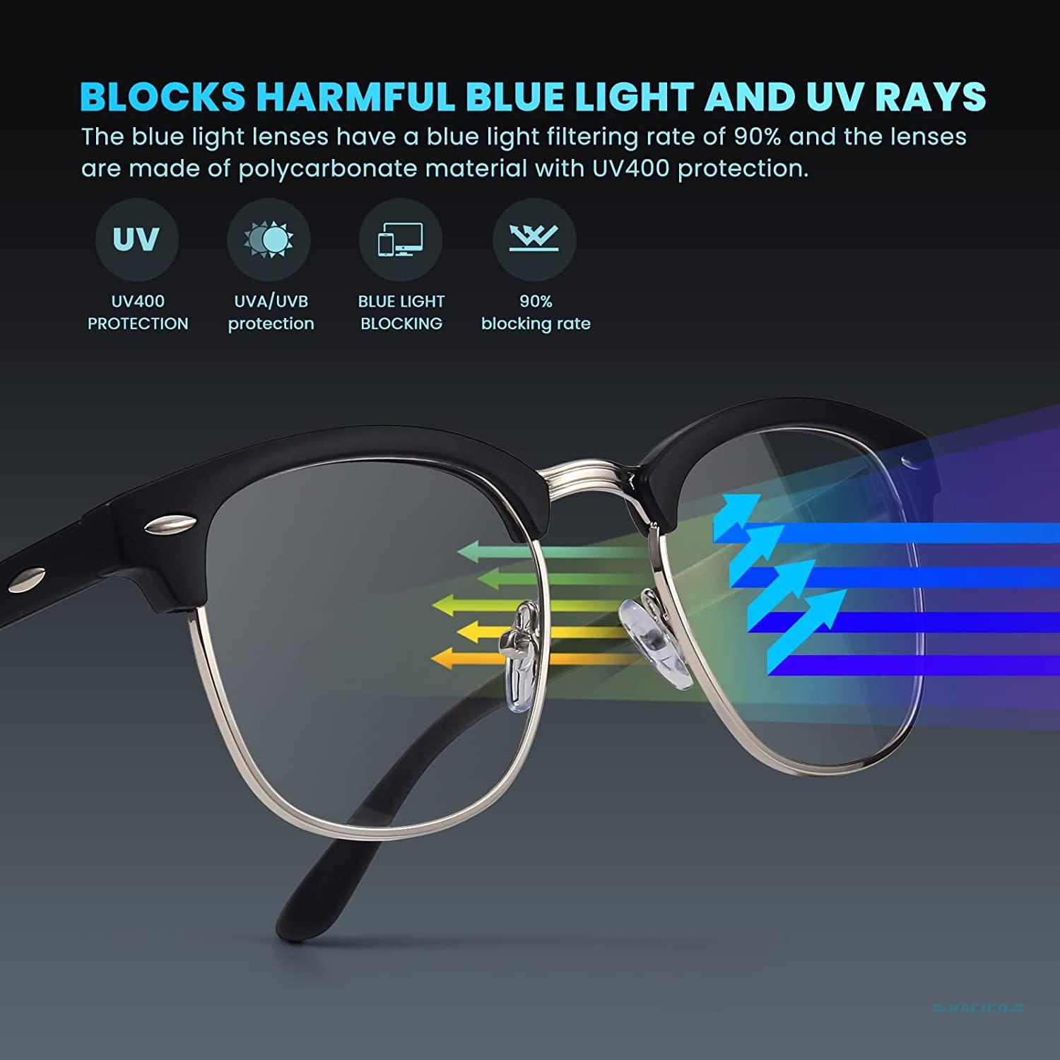 Computer Blue Light Eyeglasses for Men and Women